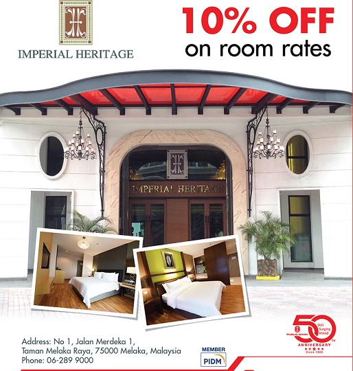 Public Bank Credit Card Promotion 10 Off Imperial Heritage Hotel Melaka