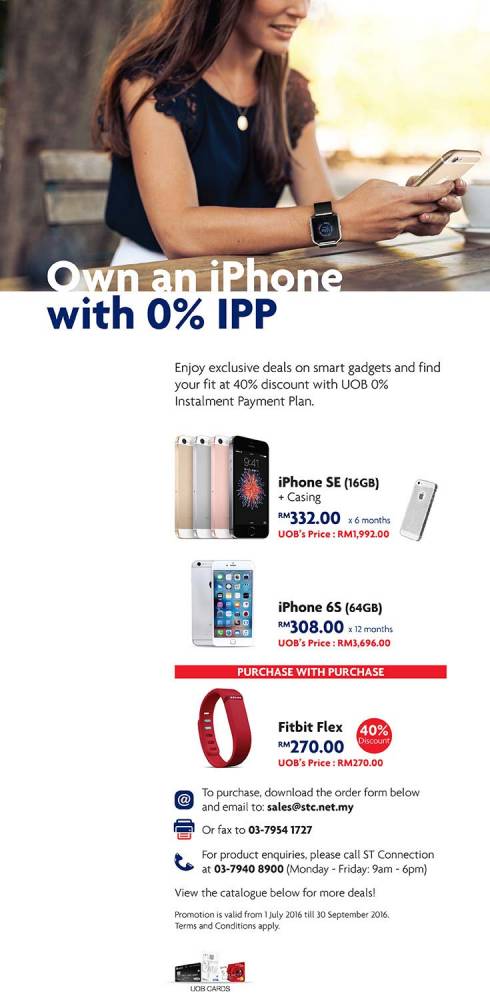 Uob Credit Card Promotion Own An Iphone With 0 Instalment Payment Plan